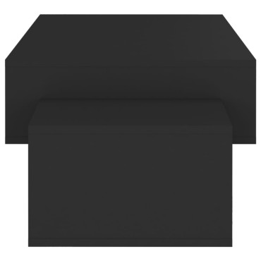 vidaXL Τραπεζάκι Σαλονιού Μαύρο 105x55x32cm από Επεξ. Ξύλο 1 τεμ.