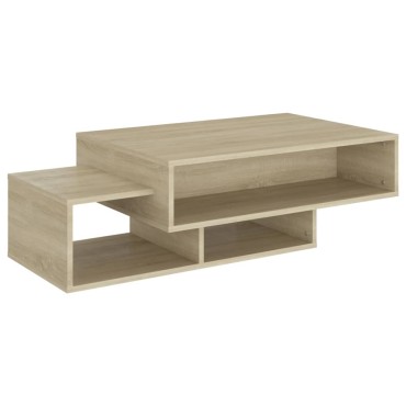 vidaXL Τραπεζάκι Σαλονιού Sonoma Δρυς 105x55x32cm από Επεξ. Ξύλο 1 τεμ.