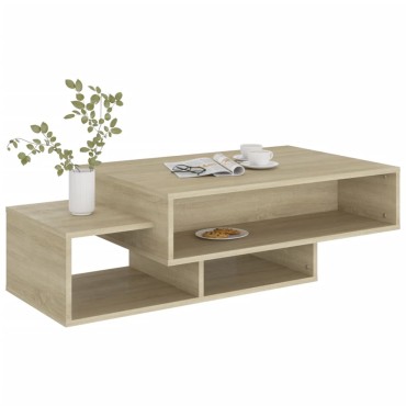 vidaXL Τραπεζάκι Σαλονιού Sonoma Δρυς 105x55x32cm από Επεξ. Ξύλο 1 τεμ.