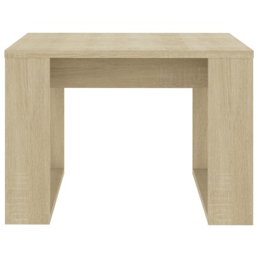 vidaXL Τραπέζι Βοηθητικό Sonoma Δρυς 50x50x35cm από Επεξ. Ξύλο 1 τεμ.