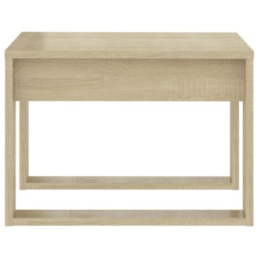 vidaXL Τραπέζι Βοηθητικό Sonoma Δρυς 50x50x35cm από Επεξ. Ξύλο 1 τεμ.