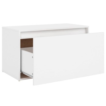 vidaXL Έπιπλο Χολ / Εισόδου Λευκό 80x40x45cm από Επεξ. Ξύλο 1 τεμ.