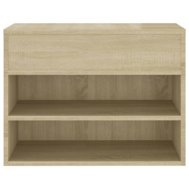 vidaXL Παπουτσοθήκη Sonoma Δρυς 60x30x45cm από Επεξ. Ξύλο