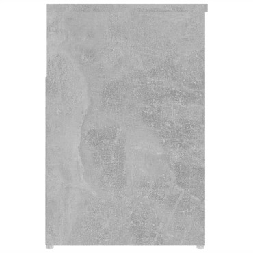 vidaXL Παπουτσοθήκη Γκρι Σκυροδέματος 80x30x45cm από Επεξ. Ξύλο