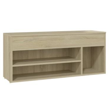 vidaXL Παπουτσοθήκη Sonoma Δρυς 105x30x45cm Επεξ. Ξύλο