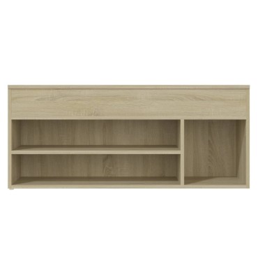 vidaXL Παπουτσοθήκη Sonoma Δρυς 105x30x45cm Επεξ. Ξύλο