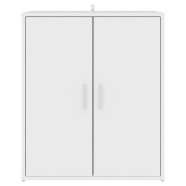 vidaXL Παπουτσοθήκη Λευκή 60x35x70cm από Επεξ. Ξύλο