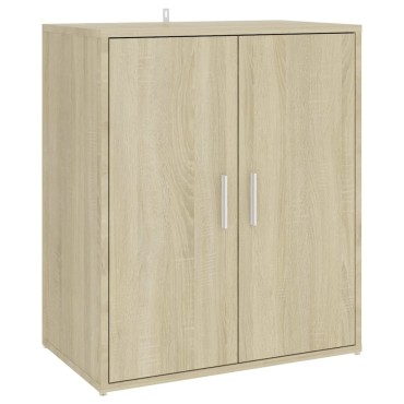 vidaXL Παπουτσοθήκη Sonoma Δρυς 60x35x70cm από Επεξ. Ξύλο
