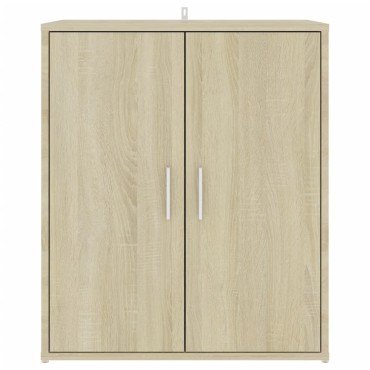 vidaXL Παπουτσοθήκη Sonoma Δρυς 60x35x70cm από Επεξ. Ξύλο