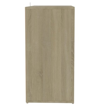 vidaXL Παπουτσοθήκη Sonoma Δρυς 60x35x70cm από Επεξ. Ξύλο