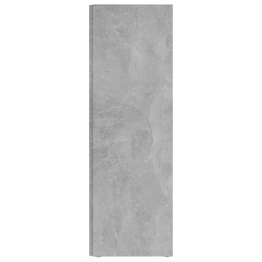 vidaXL Ντουλάπι Γωνιακό Γκρι Σκυροδέματος 33x33x100cm από Επεξ. Ξύλο 1 τεμ.