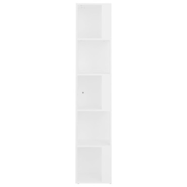 vidaXL Ντουλάπι Γωνία Λευκό 33x33x164,5cm από Επεξ. Ξύλο 1 τεμ.
