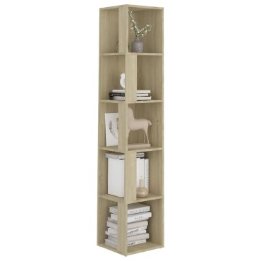 vidaXL Ντουλάπι Γωνία Sonoma Oak 33x33x164,5cm από Επεξ. Ξύλο 1 τεμ.