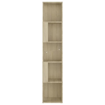 vidaXL Ντουλάπι Γωνία Sonoma Oak 33x33x164,5cm από Επεξ. Ξύλο 1 τεμ.