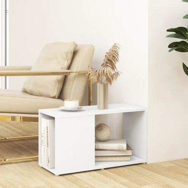 vidaXL Έπιπλο Τηλεόρασης Λευκό 60x24x32cm από Μοριοσανίδα