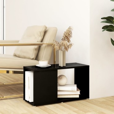 vidaXL Έπιπλο Τηλεόρασης Μαύρο 60x24x32cm από Μοριοσανίδα
