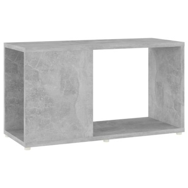 vidaXL Έπιπλο Τηλεόρασης Γκρι Σκυρ. 60x24x32cm από Επεξ. Ξύλο