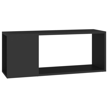 vidaXL Έπιπλο Τηλεόρασης Μαύρο 80x24x32cm από Επεξ. Ξύλο