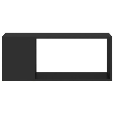 vidaXL Έπιπλο Τηλεόρασης Μαύρο 80x24x32cm από Επεξ. Ξύλο