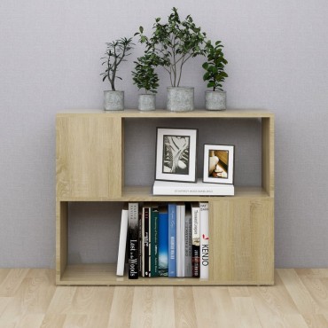 vidaXL Έπιπλο Τηλεόρασης Sonoma Δρυς 80x24x63cm από Μοριοσανίδα