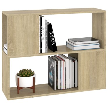 vidaXL Έπιπλο Τηλεόρασης Sonoma Δρυς 80x24x63cm από Μοριοσανίδα