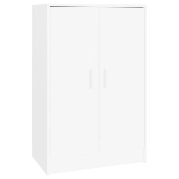 vidaXL Παπουτσοθήκη Λευκή 60x35x92cm από Επεξ. Ξύλο