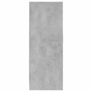 vidaXL Παπουτσοθήκη Γκρι Σκυροδέματος 60x35x92cm από Επεξ. Ξύλο