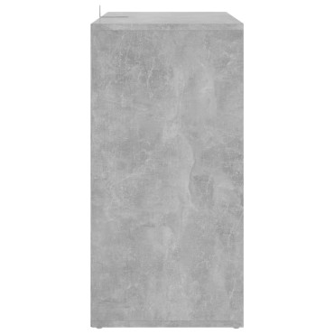 vidaXL Παπουτσοθήκη Γκρι Σκυροδέματος 60x35x70cm από Επεξ. Ξύλο