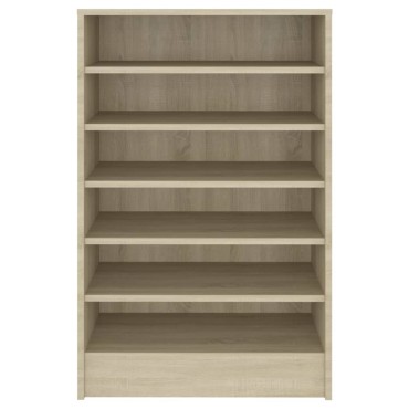 vidaXL Παπουτσοθήκη Sonoma Δρυς 60x35x92cm από Επεξ. Ξύλο