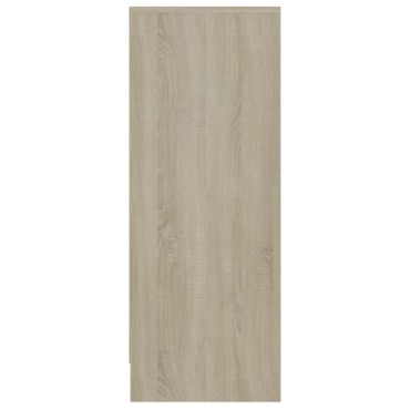 vidaXL Παπουτσοθήκη Sonoma Δρυς 60x35x92cm από Επεξ. Ξύλο