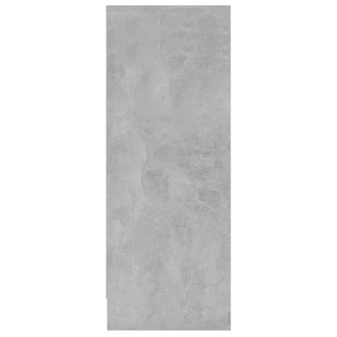 vidaXL Παπουτσοθήκη Γκρι Σκυροδέματος 60x35x92cm από Επεξ. Ξύλο