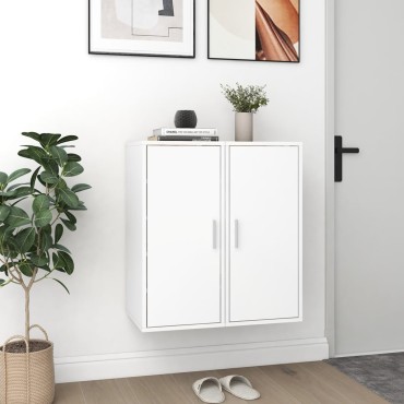 vidaXL Παπουτσοθήκες 2 τεμ. Λευκές 32x35x70cm από Μοριοσανίδα