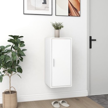 vidaXL Παπουτσοθήκες 2 τεμ. Λευκές 32x35x70cm από Μοριοσανίδα