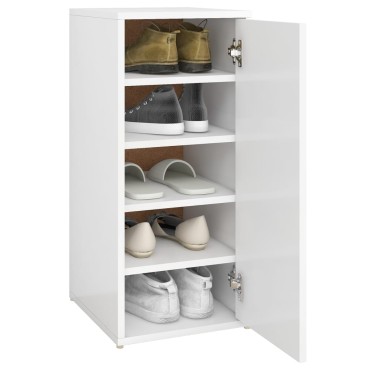 vidaXL Παπουτσοθήκες 2 τεμ. Λευκές 32x35x70cm από Μοριοσανίδα