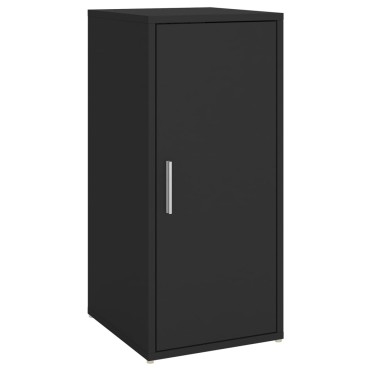 vidaXL Παπουτσοθήκες 2 τεμ. Μαύρες 32x35x70cm από Μοριοσανίδα