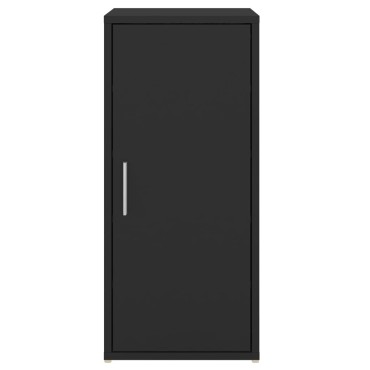 vidaXL Παπουτσοθήκες 2 τεμ. Μαύρες 32x35x70cm από Μοριοσανίδα