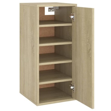 vidaXL Παπουτσοθήκες 2 τεμ. Sonoma Δρυς 32x35x70cm από Μοριοσανίδα