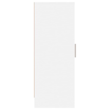 vidaXL Παπουτσοθήκη Λευκή 32x35x92cm από Επεξ. Ξύλο