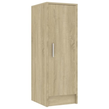 vidaXL Παπουτσοθήκη Sonoma Δρυς 32x35x92cm από Επεξ. Ξύλο