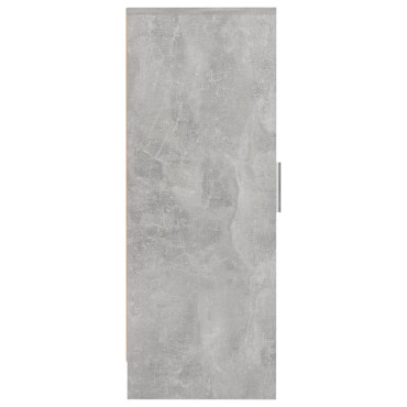 vidaXL Παπουτσοθήκη Γκρι Σκυροδέματος 32x35x92cm από Επεξ. Ξύλο