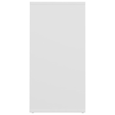 vidaXL Παπουτσοθήκη Λευκή 31,5x35x70cm από Επεξ. Ξύλο