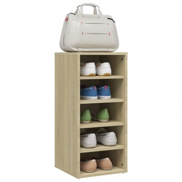 vidaXL Παπουτσοθήκες 2 τεμ. Sonoma Δρυς 31,5x35x70cm από Επεξ. Ξύλο