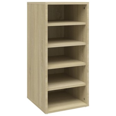 vidaXL Παπουτσοθήκες 2 τεμ. Sonoma Δρυς 31,5x35x70cm από Επεξ. Ξύλο