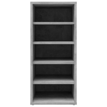 vidaXL Παπουτσοθήκη Γκρι Σκυροδέματος 31,5x35x70cm από Επεξ. Ξύλο