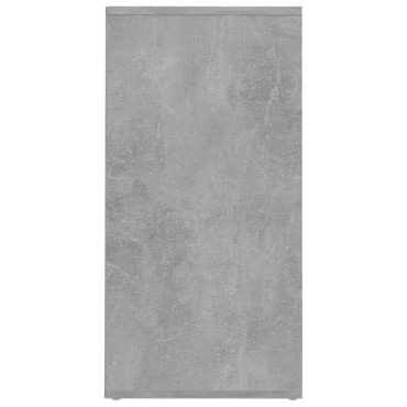 vidaXL Παπουτσοθήκη Γκρι Σκυροδέματος 31,5x35x70cm από Επεξ. Ξύλο