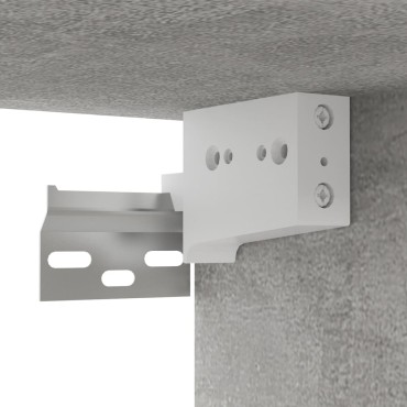 vidaXL Παπουτσοθήκες 2 τεμ. Γκρι Σκυροδέματος 31,5x35x70cm Επεξ. Ξύλο