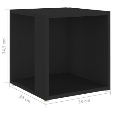 vidaXL Τραπέζι Βοηθητικό Λευκό 33x33x34,5cm από Επεξ. Ξύλο