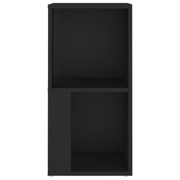 vidaXL Ντουλάπι Γωνιακό Μαύρο 33x33x67cm από Επεξ. Ξύλο 1 τεμ.