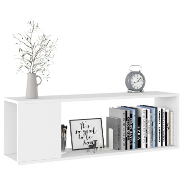 vidaXL Έπιπλο Τηλεόρασης Λευκό 100x24x32cm Επεξεργασμένο Ξύλο