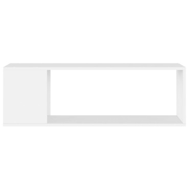 vidaXL Έπιπλο Τηλεόρασης Λευκό 100x24x32cm Επεξεργασμένο Ξύλο